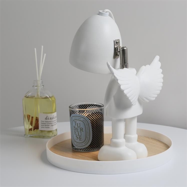 Creative Scented Candle Angel Melting Wax Candle Lamp Atmosphere Adjustable Aromatherapy Lamp Bedroom Lamp