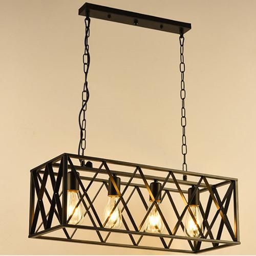 Modern Chandelier for Industrial Lighting Aluminium Hanging Light for House Decoration