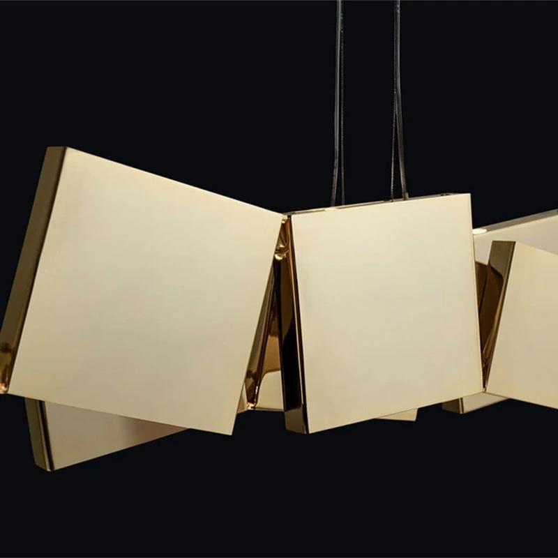 Hot Sale Manufacture LED Brass Silver Diamonds Pendant Light