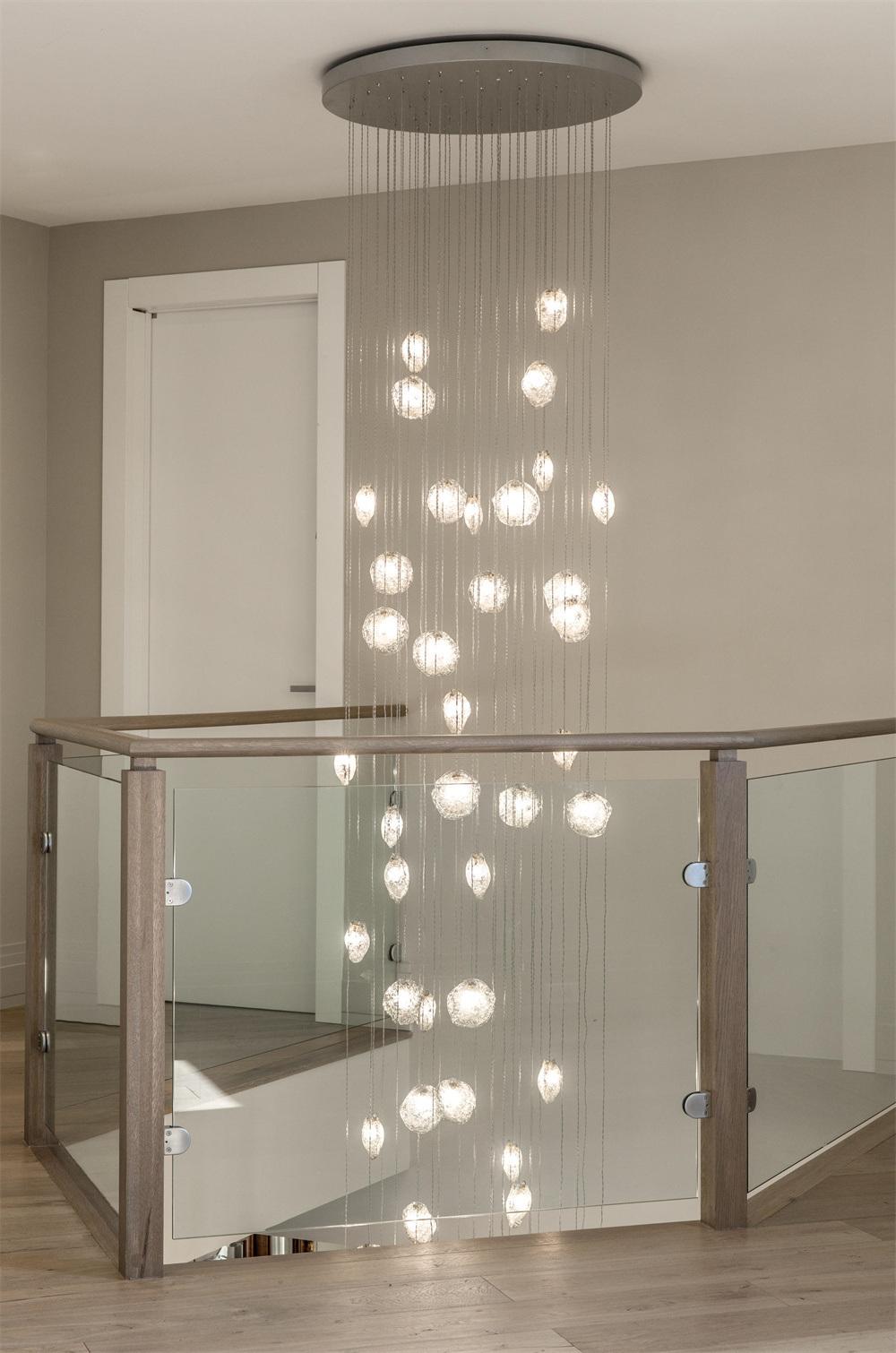 Camilamp Hot Sale Simple Nordic American Hanging LED Ceiling Lights Bedroom Chandelier Luxury Pendant Light