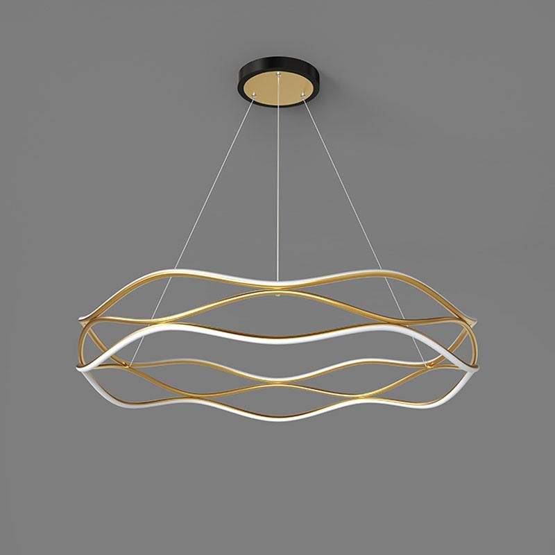 LED Living Room Modern Chandelier Lighting Contracted Nordic Restaurant Pendant Lamp