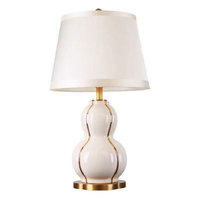 Super Large New Chinese Style Table Lamp Ceramic Ferro Art Decoration Designer Simple Copper Living Room Porch Townhouse
