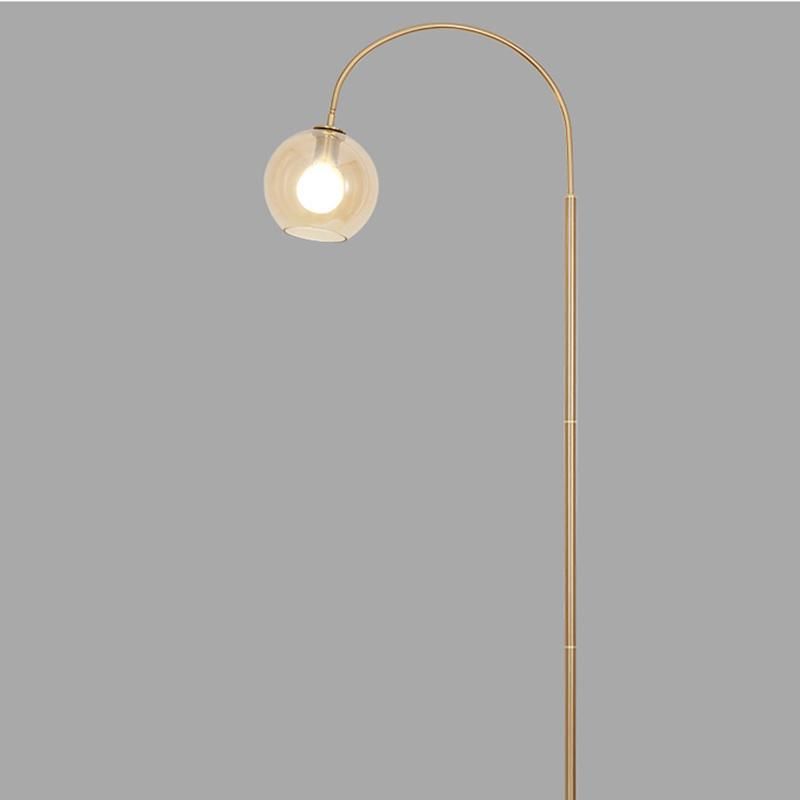 Transparent Shade Bulb Floor Lamp Table Lamp Reading Nightstand Lamp