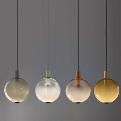 Modern Glass Ball Pendant Lights Creative Designer Luxury Lamp Restaurant Beam Nordic Chandelier (WH-AP-236)