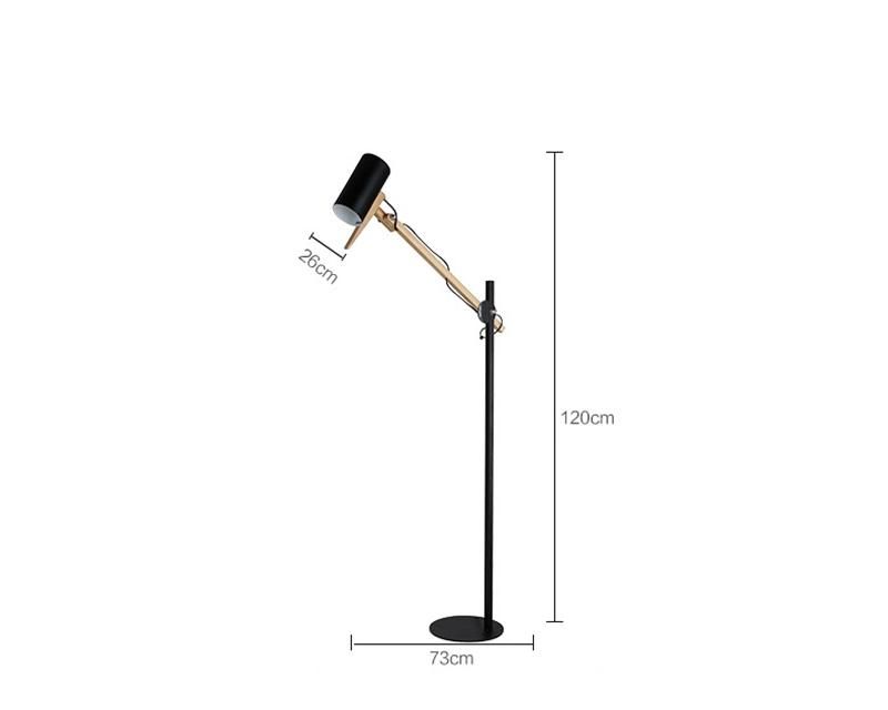 Nordic LED Floor Lamp Corner LED Floor Light Metal Bedroom Lamp Modern Lighting Home Minimalist Floor Lamp (WH-MFL-68)