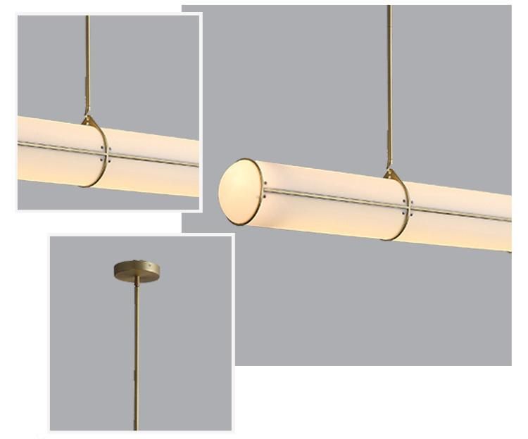 Modern Decorative Ceiling Hanging Single Iron Acrylic Pendant Light