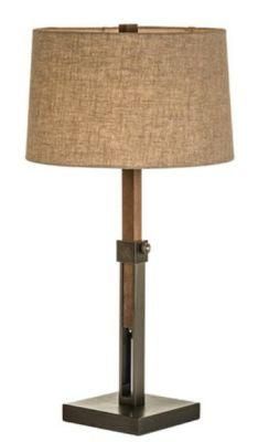 Nordic Living Room Lamp American Modern Simple New Chinese Log Retro Study Bedroom Nightstand Light Desk Lamp