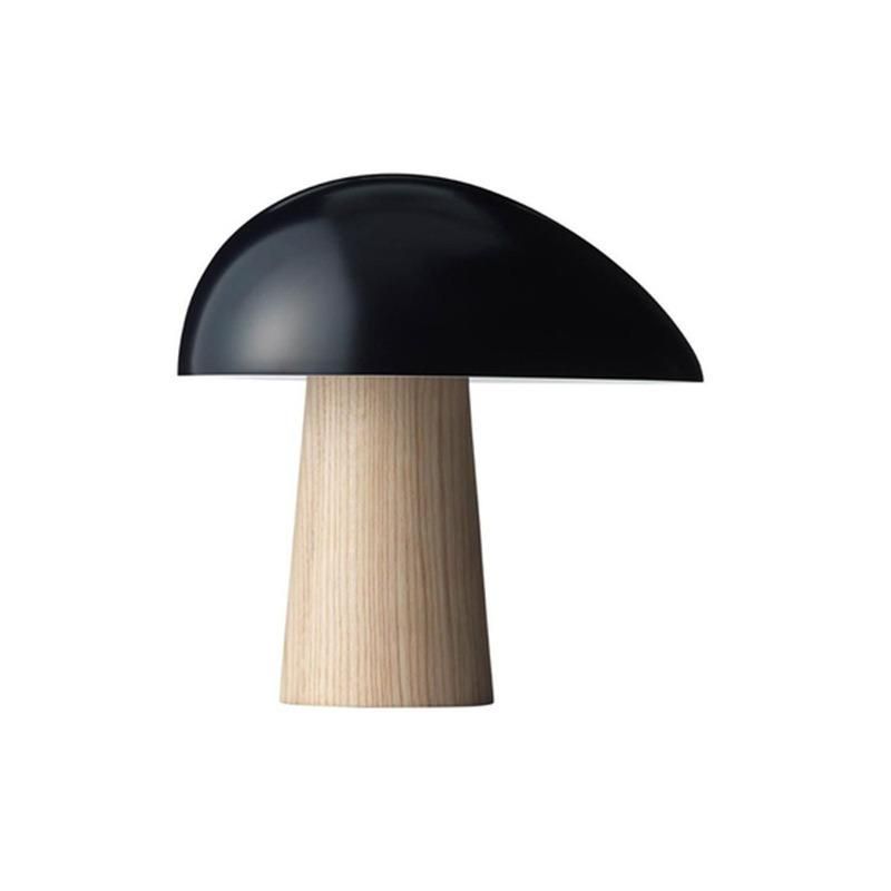 New Mini Nordic Design High Quality Black Metal Wood Decorative Art Desk Table Lamp for Home