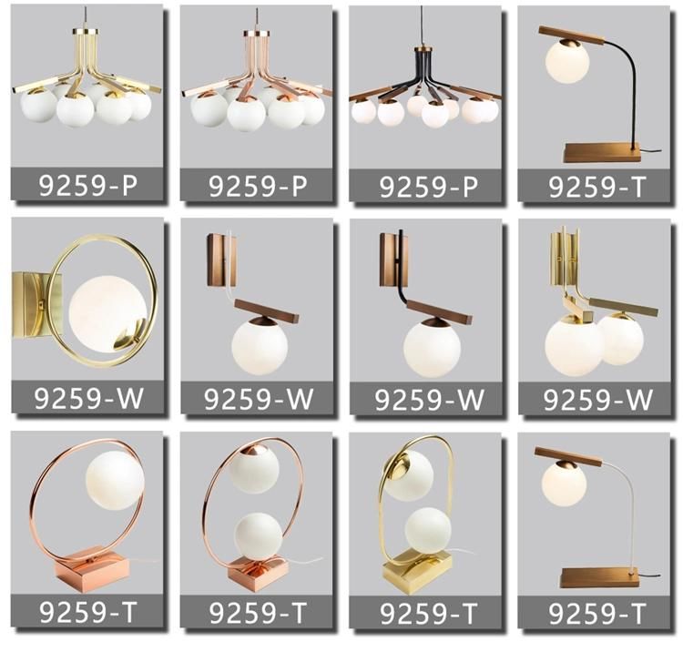 Fashion Design Decorative Office Glass Retro Reading Table Lamp