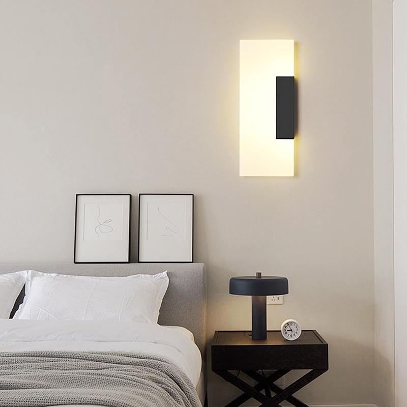 Simple and Modern Living Room Background Wall Light Bedroom Bedside Corridor LED Wall Lamp