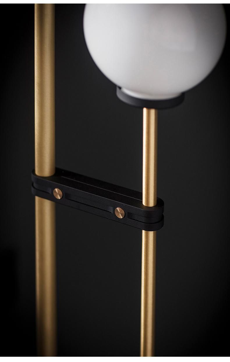 LED Living Room Standing Lighting Nordic Hotel Deco Floor Lights Home Luxury Copper Fixtures (WH-MFL-36)