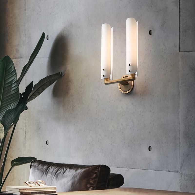 Light Luxury Postmodern Living Room Corridor Bedroom Bedside Simple Wall Lamp
