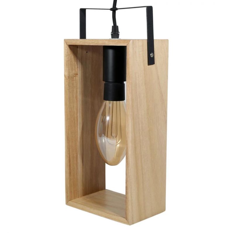 Wood Modern Lamp Shade Pendant Lighting Table Light