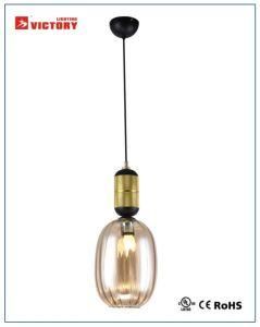 Modern Hot Sale Popular Amber Glass Pendant Lamp CE ROHS