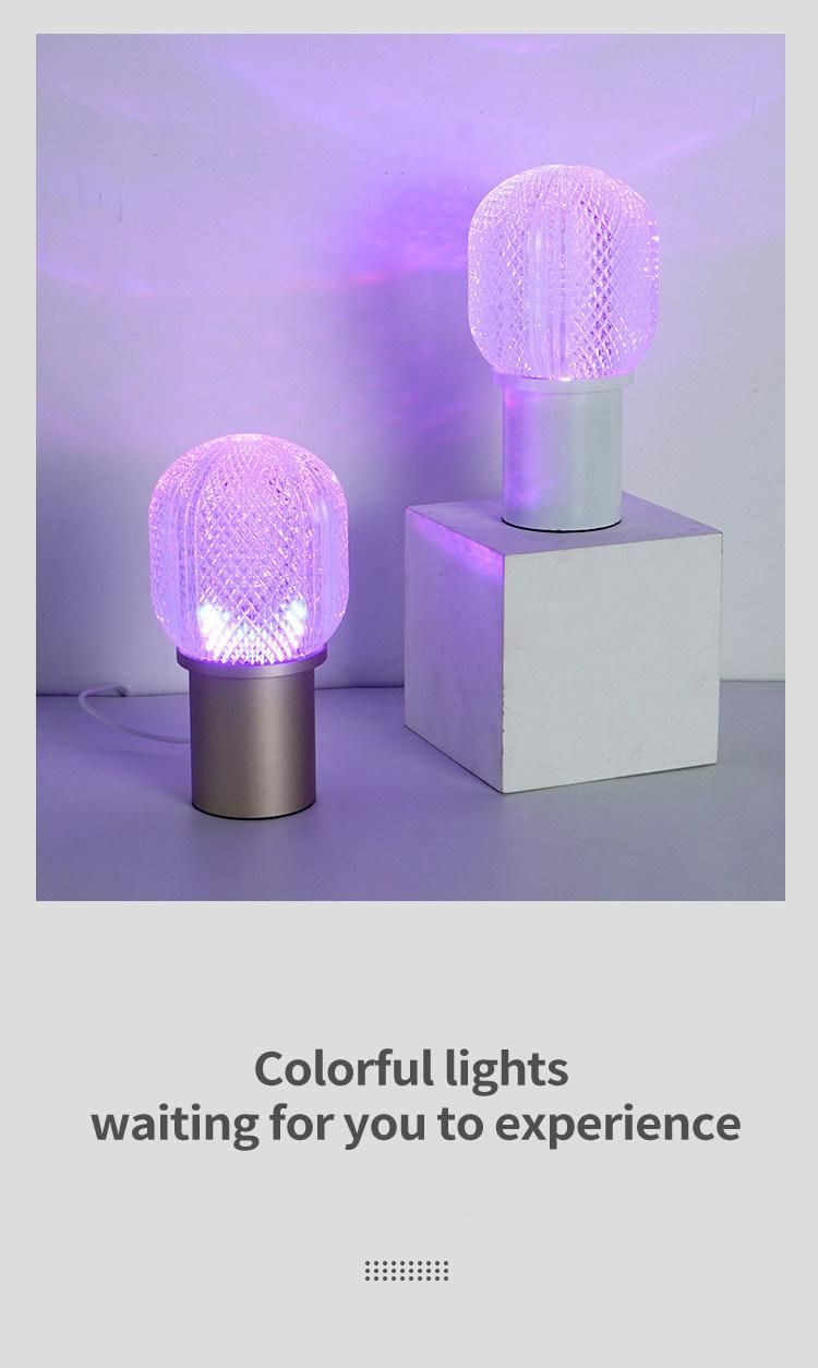 USB Wireless Charging Bar Lamp Restaurant RGB Magic Color Changing Atmosphere Light Hotel Night Light