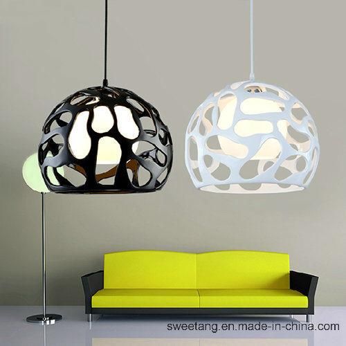 Modern White Poly Pendant Light Fitting Indoor Lighting Home Lamp for Restaurant Decoration