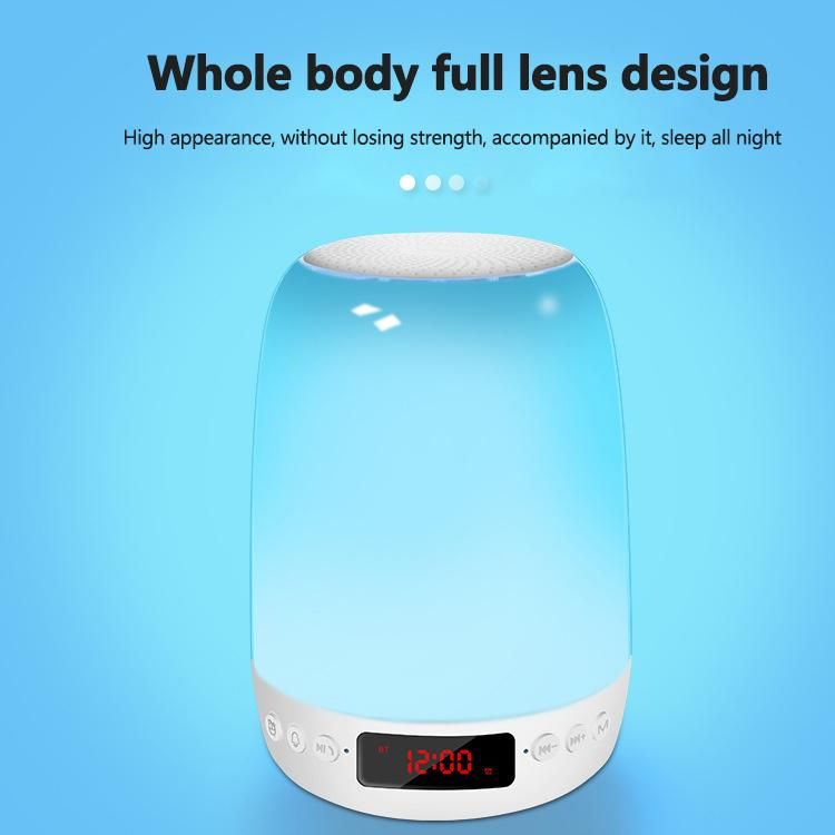 Touch Lamp Speaker Mosquito Repellent Colorful Night Light LED Display Smart Portable Wireless Bt Speaker