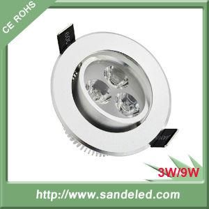 9W Dimmable LED Ceiling Light Cut off Diameter 70mm