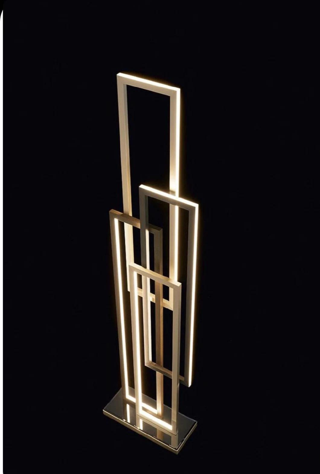 Masivel Modern Rectangle-Shape LED Floor Lamp for Home Hotel