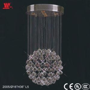 Crystal Pendant Lamp with Glass Decoration 2006A-20-36