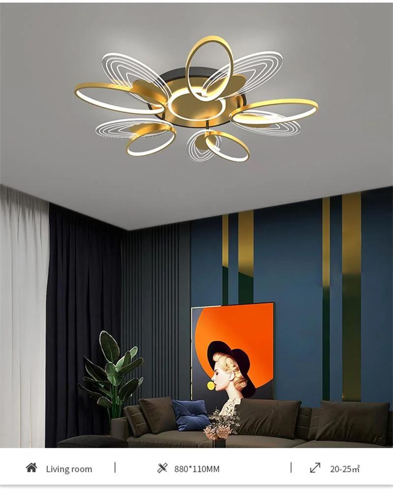 Nordic Luxury Lighting Decoration Home Bedroom LED Modern Ceiling Light