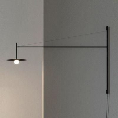 Nordic Glass Wall Light Designer Minimalist Black Arm Adjustable Villa Hall Background Restaurant Wall Lamp (WH-AP-151)