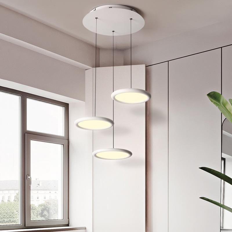 Industrial Style Ring Pendant Lamp Bedroom Dining Room restaurant Lamp