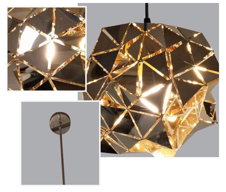 Dlss New Stainless Steel Mosaic Pendant Lights