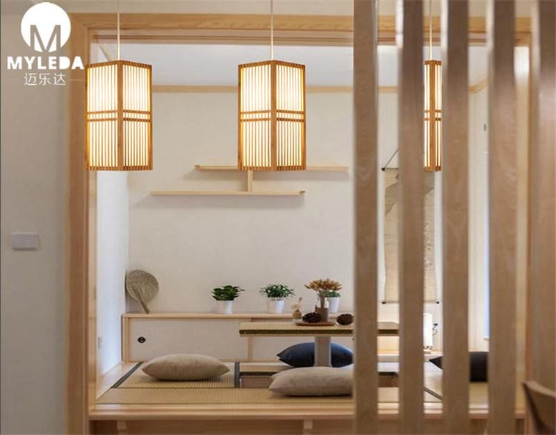 Restaruant Chinese Design Rattan Bamboo Pendant Light