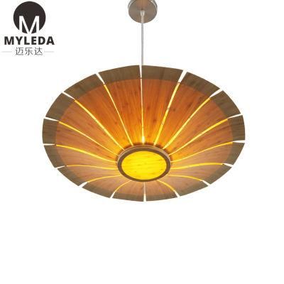 Restaurant Classical Wooden Design Lantern LED Pendant Light