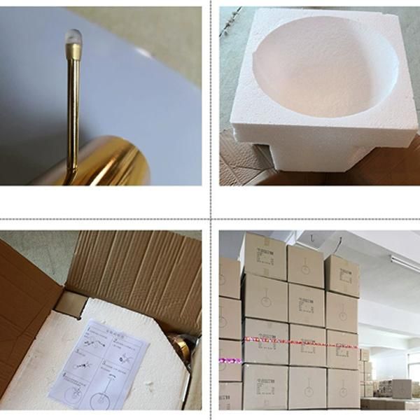 Modern Art Globe Clear Glass Hanging Pendant Lamp for Living Bedroom Chandelier