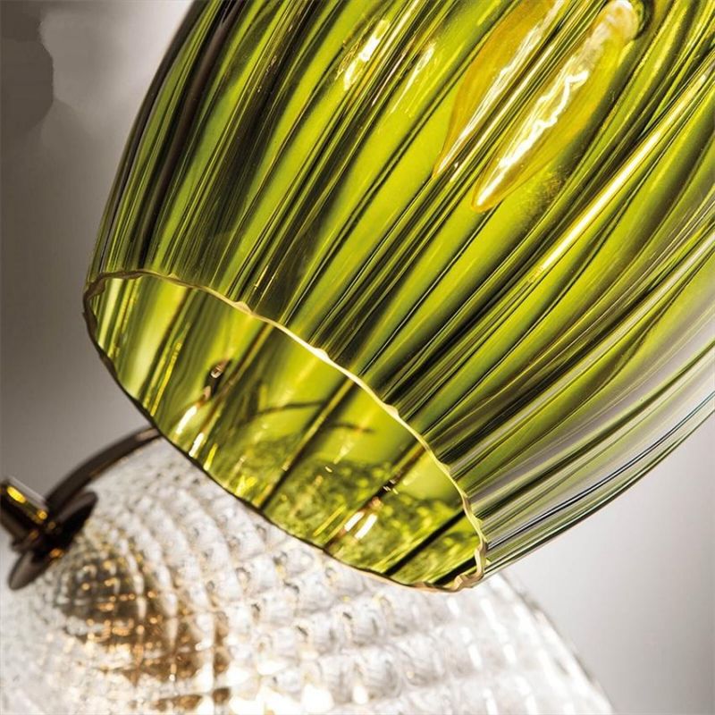Nordic Glass Pendant Lights Pineapple Light Restaurant Bedroom Pendant Light Bedside Bar Suspension Lamp (WH-AP-115)