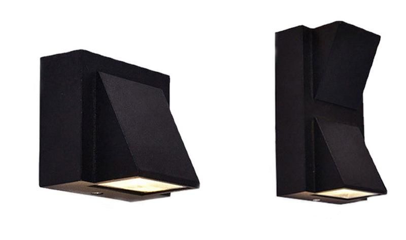 LED Outdoor Wall Lights Industrial White Black Wall Light Outside Bulkhead Light 4W 6W