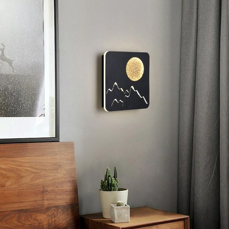 Bedroom Bedside Light Personality Creative Living Room Corridor Art Background Wall Lamp