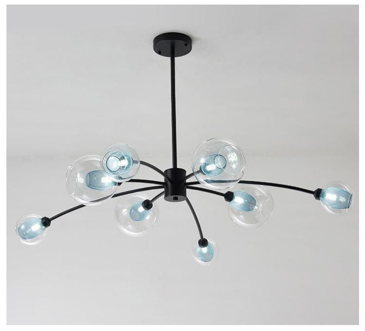 Modern Pendant Light LED Aluminum Black Color for Home Lighting Decoration