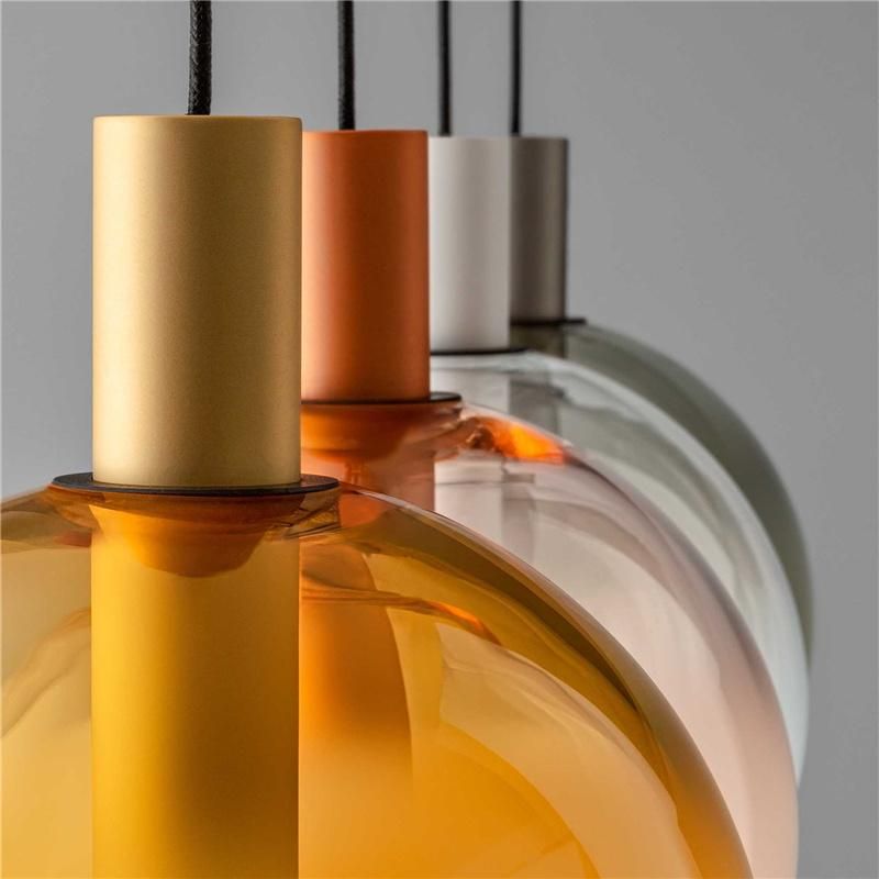 Modern Glass Ball Pendant Lights Creative Designer Luxury Lamp Restaurant Beam Nordic Chandelier (WH-AP-236)