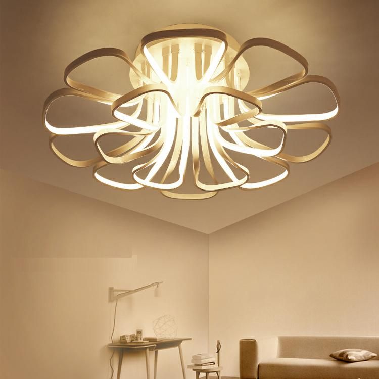 Acrylic Ring Round Circle up Side Down Dinner Kitchen Room LED Pendant Lamp