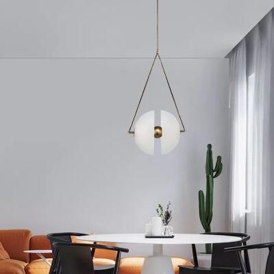 Nordic Ball Pendant Light LED Living Room Loft Minimalist Light Restaurant Bar Hotel Clothing Pendant Lamp (WH-AP-132)