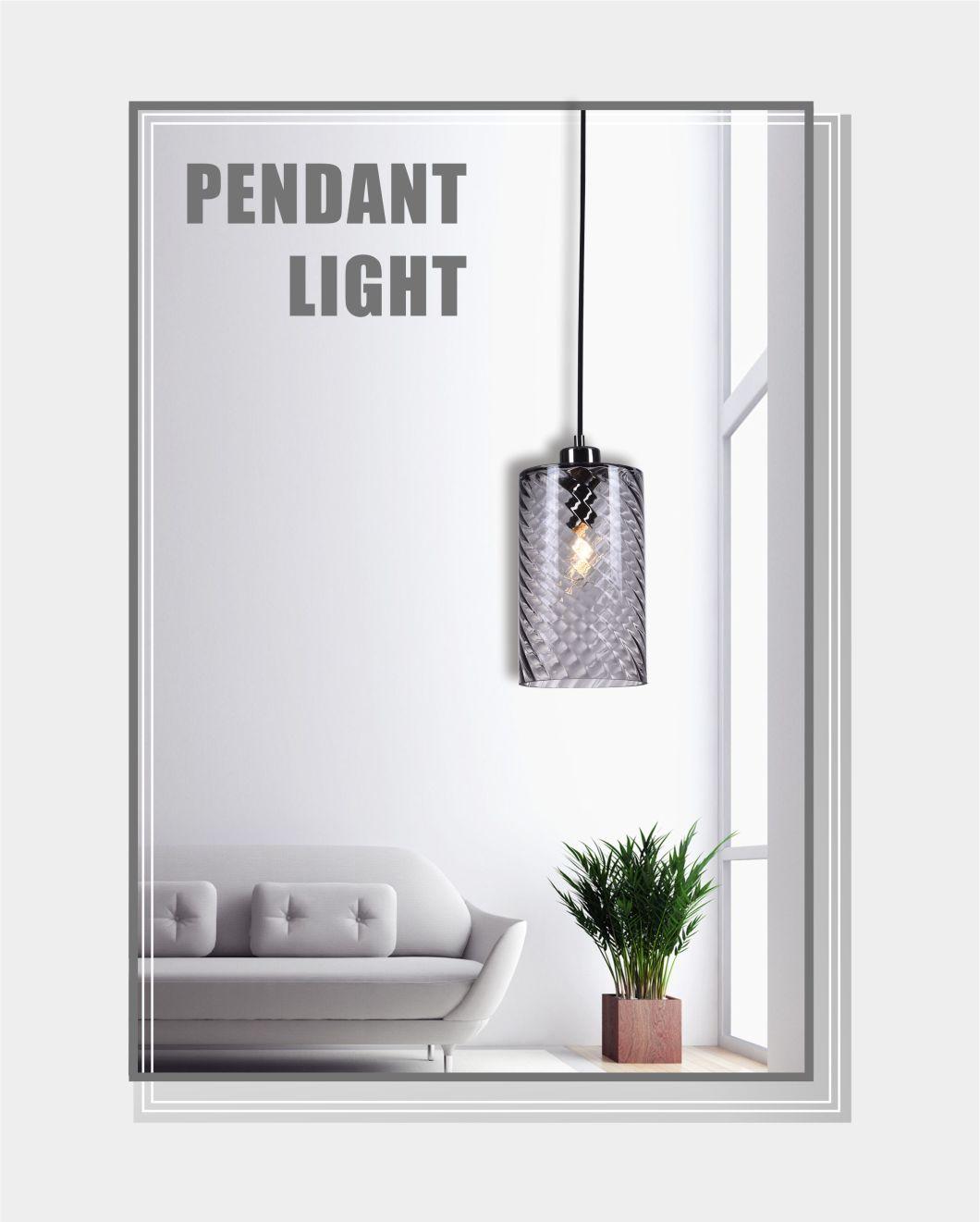 Simple Suspension Glass Pendant Lamp Decorative Hanging Light