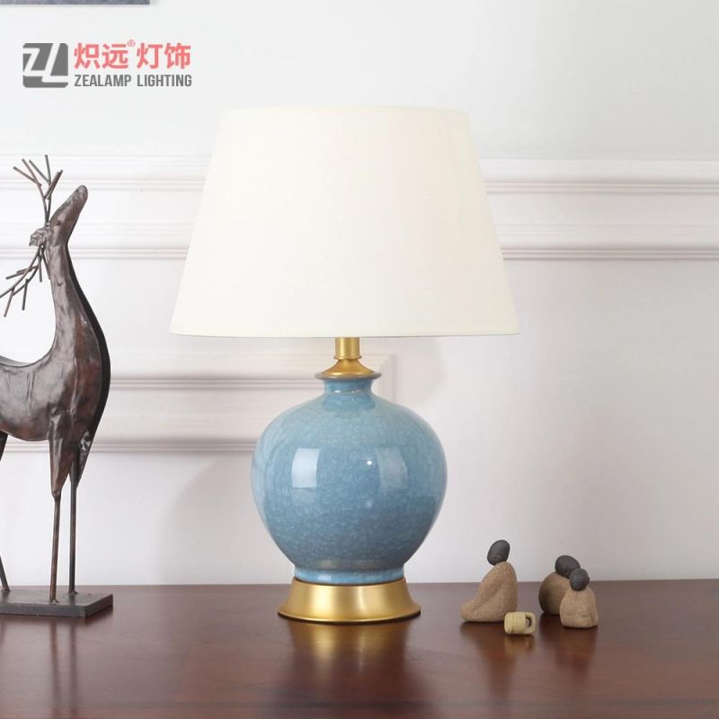 Hotel Table Lighting Fixture Printing Color Decorative Desk Lamp