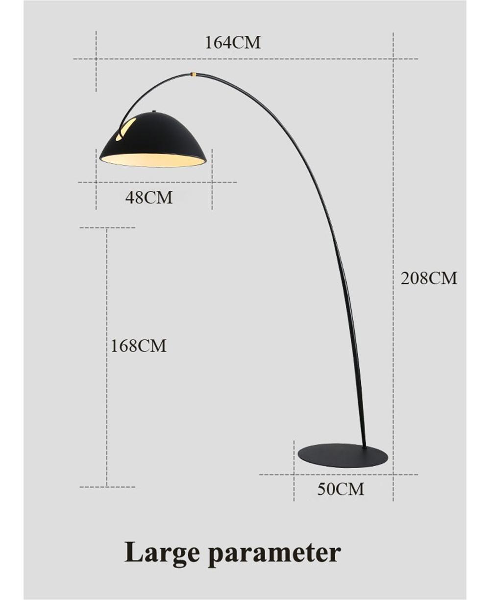 Fishing Lamp Floor Lamp Living Room Sofa Lamp Modern Simple Nordic Creativity Extremely Simple Light Luxury Design Sense Vertical Table Lamp