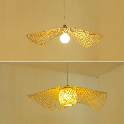 Wooden Bulb Restaurant Mall Chandelier Dining Room Pendant Lamp Light