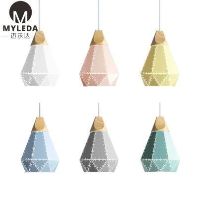 Nordic Macarons Living Room Pendant Hanging Chandelier Lamp