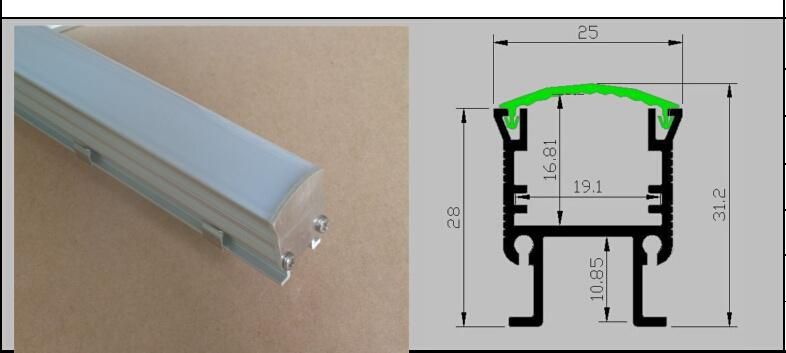 LED Aluminium Profile for Flexible Strip Light