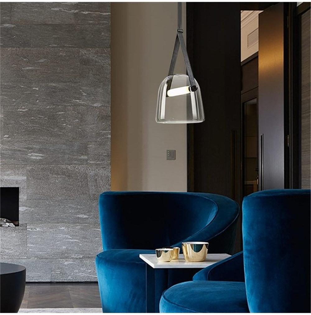 Simple Modern Restaurant Pendant Lights Glass Hanging Lights
