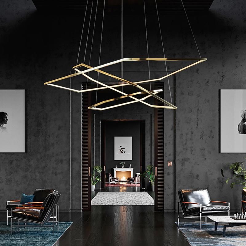 Geometric Design Pendant Lamp Bedroom Living Room Dining Room Chandelier