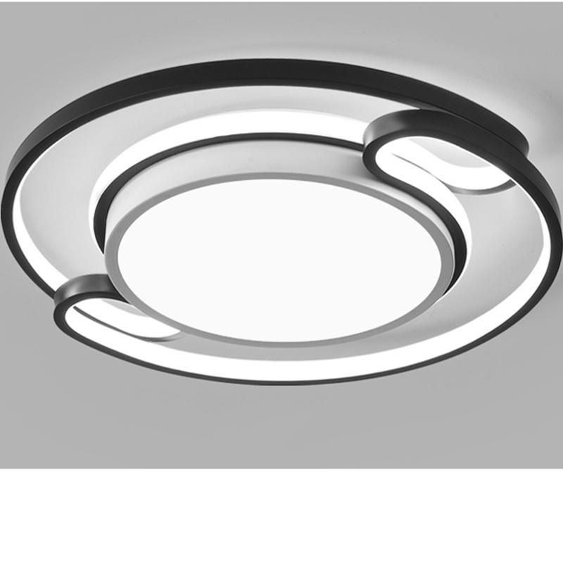 Simple Modern Round LED Living Room Light Creative Study Light Luxury Room Ceiling Lamp