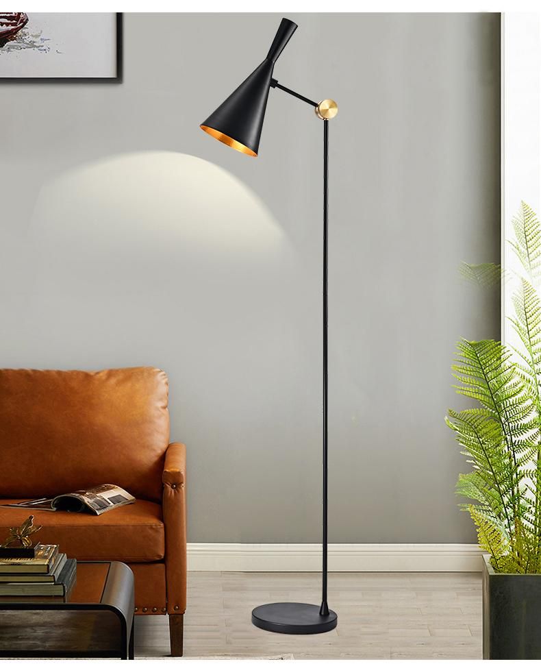 LED Table Lighting for Decorative Bedroom Bedside Industrial Study Room Aluminium Iron Cone Shape Modern New Vintage Desk Lamp Luxury Metal E27 Black Table Lamp