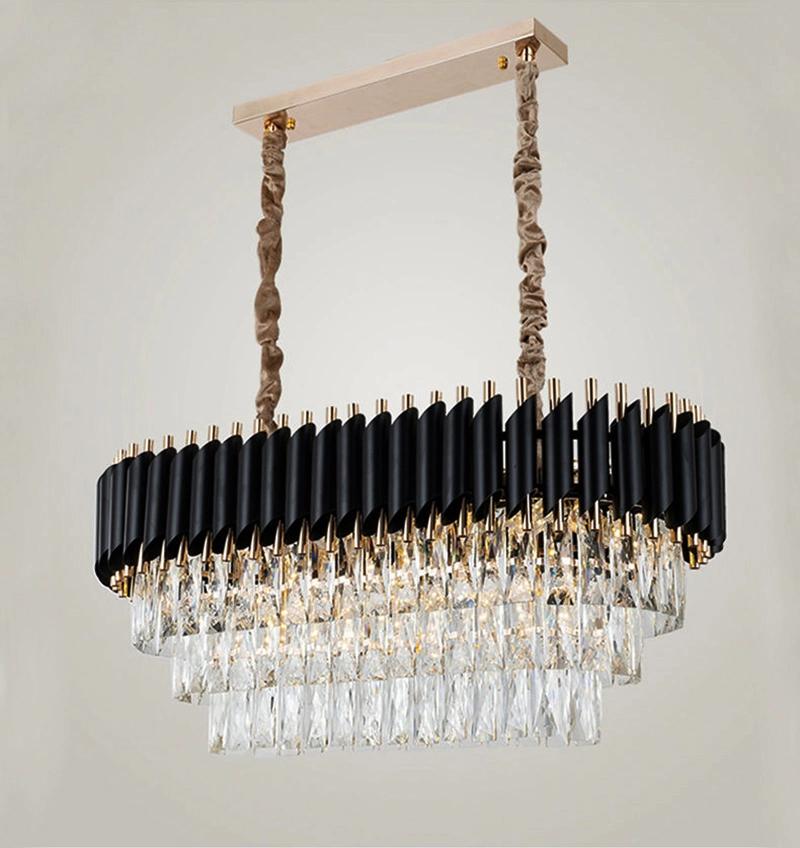 Modern Luxury Crystal Chandelier Light Kitchen Pendant Lighting Hanging Lights for Dining Room