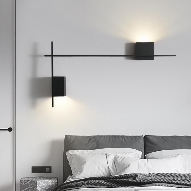 Cuboid Black Design Modern Style Wall Lamp Bedroom Lamp Bedside Lamp